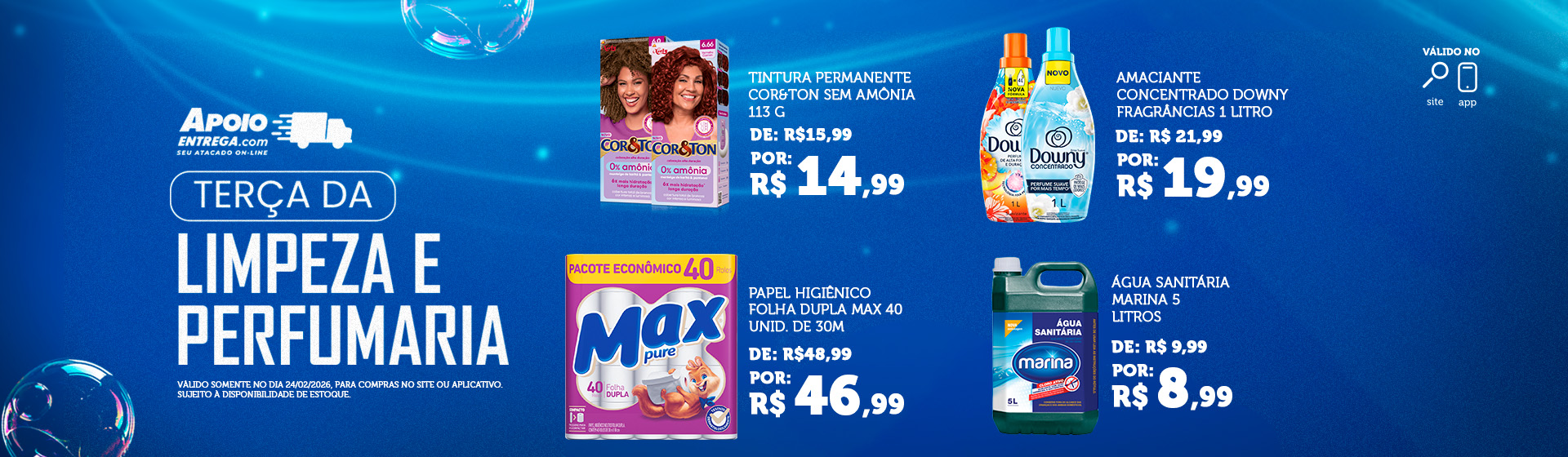 Terça da Perfumaria e Limpeza